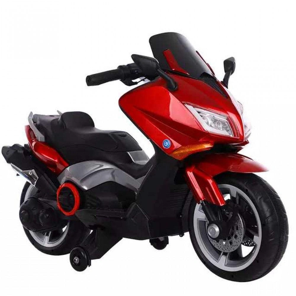 11Cart 12V Ride on Bq 9188 Scooty with Support Wheels | Kids Sporty & Eye-catching Bike